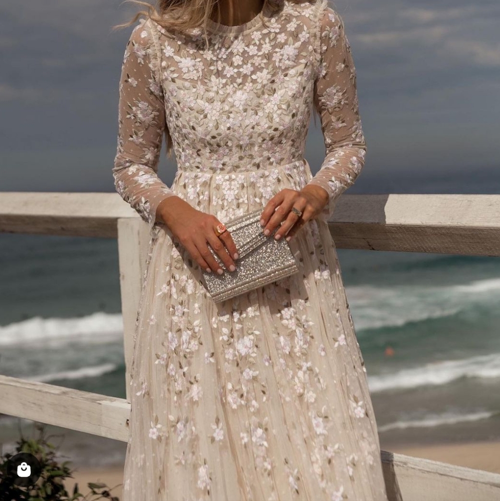 BHLDN Needle & Thread Dress size US 12 $929 - Picture 4 of 13